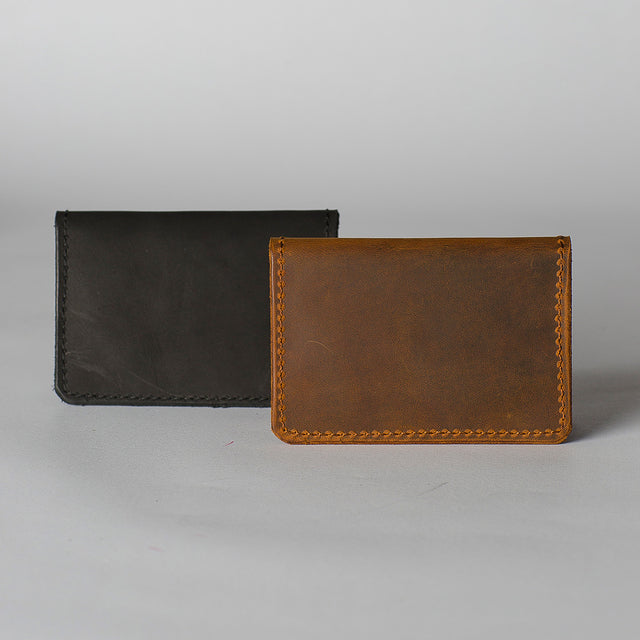 Distressed card case