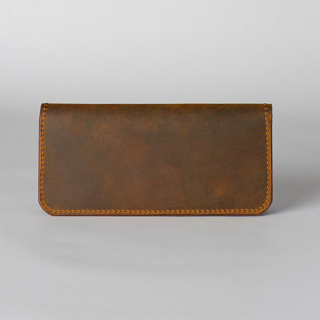 Distressed long wallet